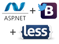 ASP.NET MVC + Twitter Bootstrap + LESS